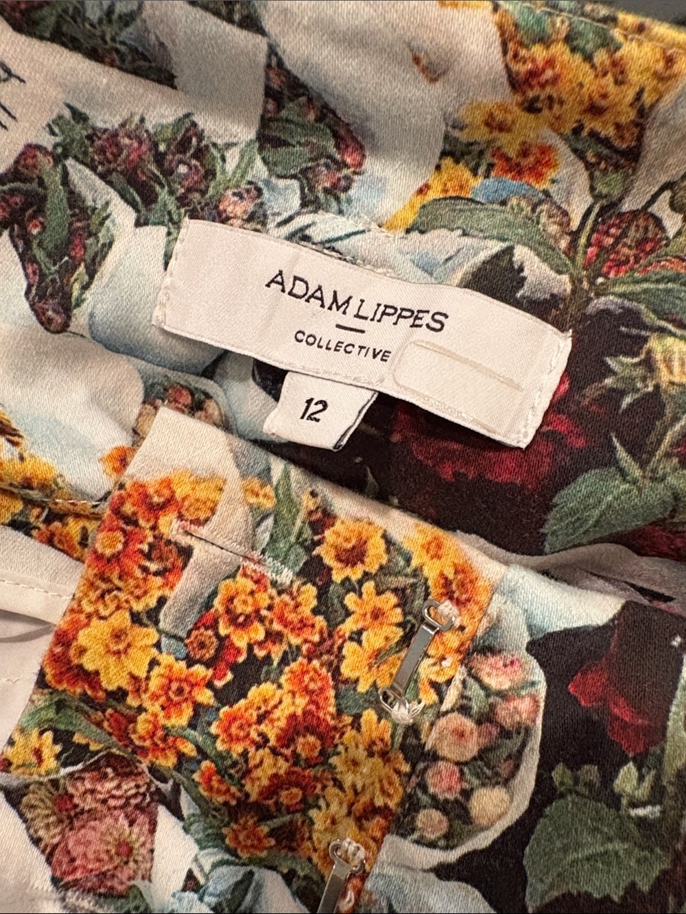Adam Lippes Multicolor Floral Wide-Leg Pants - Picture 9 of 10